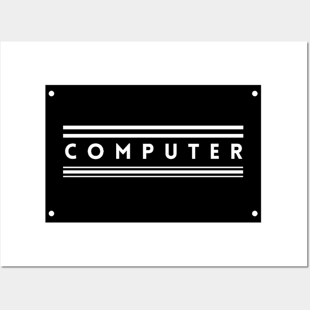 Computer Geek Wall Art by TEXTTURED